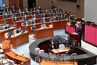[포토] 예산결산특별위원회 전체회의 출석한 한덕수 국무총리
