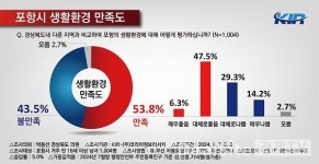 생활용품원다소 | 포항시민, 가장 시급한 현안 과제는…"포스텍 의대 신설"