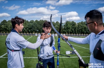 한국 양궁 남자 대표팀, 2024 파리올림픽 출전권 조기 획득...금2,동1 획득