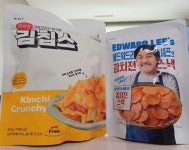 [명경민의 먹방] 표절이라고?…더다믐 김칩스·GS25 김치전 스낵 먹어보니