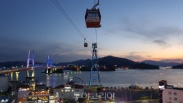 사천바다케이블카, 사회적 거리두기 1단계 완화에 방문객 2배 이상 증가..비상 방역체계 돌입