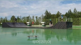 양양군, 서핑문화 활성화 위해 지상서핑 연습장 양양보드파크 환경정비