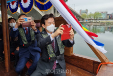 진주시, 남강둔치 물빛나루쉼터 준공, 4월부터 본격 운영