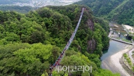 원주 간현관광지, 올해 누적 방문객 수 33만 명 돌파...전년 동기比 5배 증가