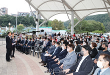 [동정] 조길형 충주시장, 수안보 온천제 개막 축사
