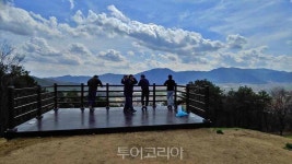 합천운석충돌구, 단봉산에서 조망하세요!...정상 전망대 설치