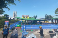 목포 북항 노을공원에서 물놀이로 더위 식혀요!..야외 물놀이장 무료 운영