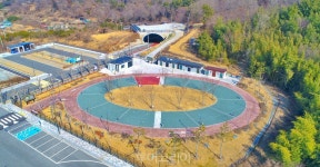 고성 남포항 전경 담는 힐링스폿 남산공원 힐링캠핑장으로 봄캠핑!