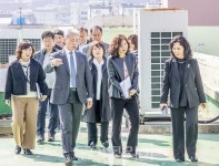 윤환 인천 계양구청장 관내 중학교 3곳 방문