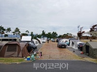 고흥군, 수변노을공원 내 오토캠핑장 캠핑족 각광