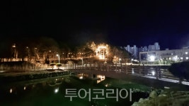 고성 달홀공원에서 더위 날려요!...바닥분수 운영