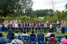 남한권 울릉군수, 라페루즈리조트 파크골프장 개장 현장 방문
