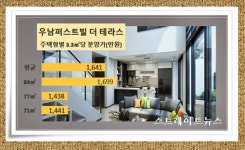 동탄2 우남퍼스티빌 더테라스 흥행 성공 험험 못한다