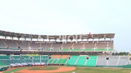 [화보] 시즌 준비를 위해 시설 테스트 중인 인천SK행복드림구장