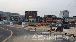 [분양 화보] 사패산 안골계곡 입구의 의정부 롯데캐슬 골드포레 공사 현장