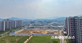 [포토] 양주옥정 대성베르힐, 1순위 청약 난기류…주택전시관 방문객 뚝