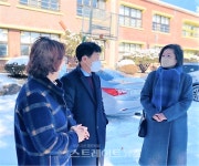 경기도의회 문경희 부의장·김경근 의원, 가양초등학교 체육관 증축 현장방문