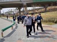 화성동탄경찰서-화성시, 신리천 산책로 함께해요! 안전순찰 실시