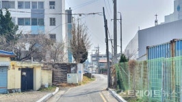 [분양 현장] 오천 구정리 중고차 판매상 단지 뒤의 더 트루엘 포항 부지