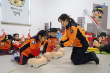 진도소방서, 초등학교·어린이집 등 찾아가는 소방안전교육 실시