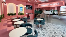 잭슨나인스제이에스, 베이글과 와플 합친 브랜드 잭슨베이플 론칭·1호점 오픈