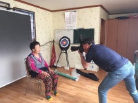 당진화력, 마을 어르신들 장수사진 촬영