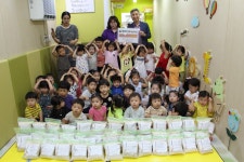 당진시노인복지관, 어린이와 함께한 사랑의 쌀 모으기