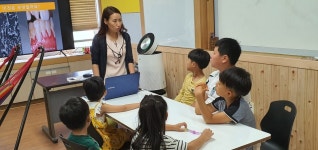 충남교육청, 외연도초등학교에서 학생과 교직원 대상 보건교육 실시