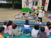 당진용연유치원, 자전거 타기 주간 운영