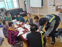 당진경찰서 송악파출소, 보행자 교통사고 예방 캠페인 전개