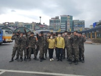 제32사단 1789부대 2대대 당진시에 방역 지원