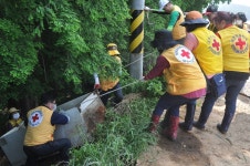적십자 당진지구협의회 송악읍 중흥리에서 환경정화 활동 펼쳐