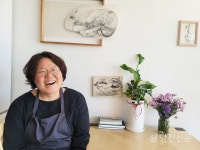 "저는 그림을 그리는 파스타 요리사 입니다"