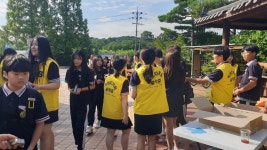 송악중학교 학생자치회, 학교폭력·학업중단예방 캠페인