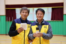 고대면농민회, 농민 마음 담은 가래떡 나눠