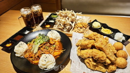 골뱅이와 치킨의 조화 골치덩어리