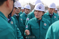 농림축산식품부 송미령 장관, 전대저수지 안전 점검 나서