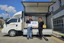 송악사회복지관·해나루한과영농조합법인, 약과 680박스 후원품 전달식 진행 