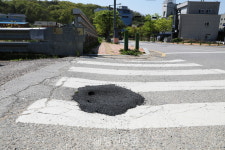대덕동 일원서 싱크홀 발생?..당진시 긴급 도로 점검