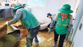 새마을운동 당진시지회, 피해 복구에 팔 걷어붙여