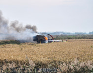 송산면 가곡리 논에서 트랙터 화재