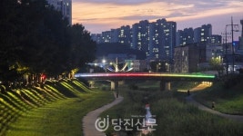 당진천, 이제 밤에도 안전하게 걷는다