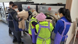 보은군노인장애인복지관, 꿈 ː나르는 빨래방 개소 1주년