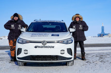 한국타이어 아이온, 폭스바겐 ID.4 미국 횡단 프로젝트 동참