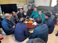 박명균 행정부지사, 한파쉼터·인플루엔자 예방접종 현황 점검