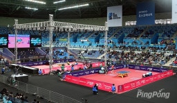 탁구 그랜드 파이널스 현장 인천 남동체육관, 우승 경쟁만 남았다