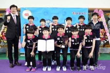 [경기결과] 여중부 단체전 우승 문성중학교! 제57회 중·고종별 탁구 종료!