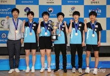 [포토] 제48회 소년체전 탁구 여자중등부 동메달 서울 문성중학교