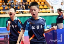 [포토] 2019 교보컵 탁구 남자단체전 부천오정초등학교 우승