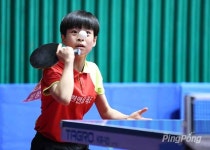 [포토] 교보컵 탁구 여자 5학년부 단식 입상자들, 우승 김이헌(천안용곡초)